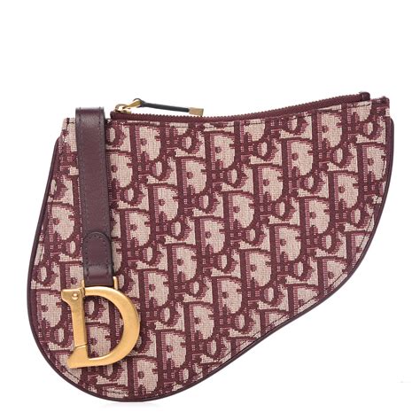 dior saddle clutch